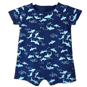 CARTER'S (SHARK) - ONESIE (12M)